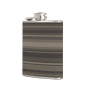 Taupe Streifen Flachmann (Links)