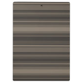 Taupe Streifen Klemmbrett (Rückseite)
