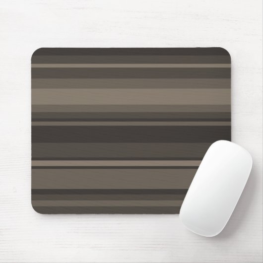 Taupe Streifen Mousepad (Mit Mouse)