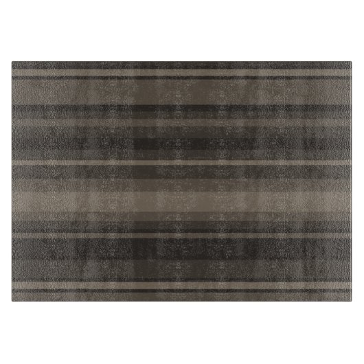 Taupe Streifen Schneidebrett (Vorderseite)
