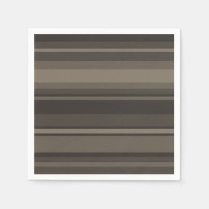 Taupe Streifen Serviette