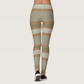 Taupe Stripe Leggings (Rückseite)