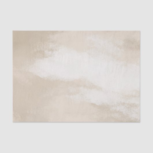 Taupe und Creme Schattiertes Gewebe Seidenpapier (Vorderseite)