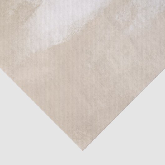 Taupe und Creme Schattiertes Gewebe Seidenpapier (Ausschnitt)