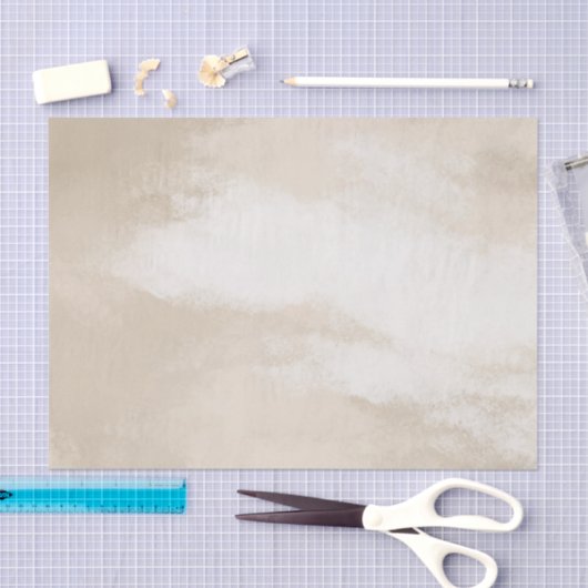 Taupe und Creme Schattiertes Gewebe Seidenpapier (Handwerk)