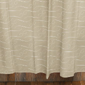 Taupe Wirbel Duschvorhang