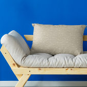 Taupe Wirbel Kissenbezug