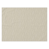 Taupe Wirbel Tischdecke (Vorderseite (Horizontal))