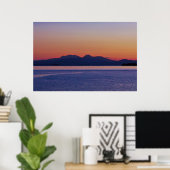 Taupo Sunset Poster (Heimbüro)