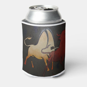 Taurean Bulls Abstrakte Kunst Dosenkühler