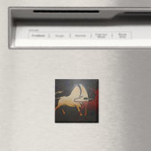 Taurean Bulls Abstrakte Kunst Magnet (In Situ (Geschirrspüler))