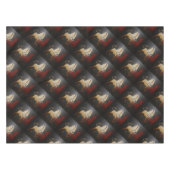 Taurean Bulls Abstrakte Kunst Tischdecke (Vorderseite (Horizontal))