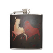 Taurean Bulls Art Flachmann (Vorderseite)