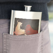 Taurean Bulls Art Flachmann (Beispiel)