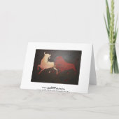Taurean Bulls Art Karte (Rückseite)
