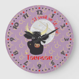 Taureau 21 avril au 20 mai Horloges Große Wanduhr
