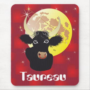 Taureau 21 avril au 20 mai Tapis de souris Mousepad