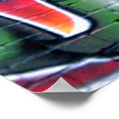 Taurian - Pflanze Spray Graffiti Art Poster (Ecke)