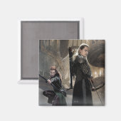 TAURIEL™ and LEGOLAS GREENLEAF™ Movie Poster 2 Magnet (Vorderseite/Rückseite)