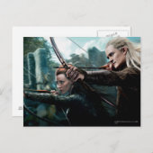 TAURIEL™ and LEGOLAS GREENLEAF™ Movie Poster Postkarte (Vorne/Hinten)