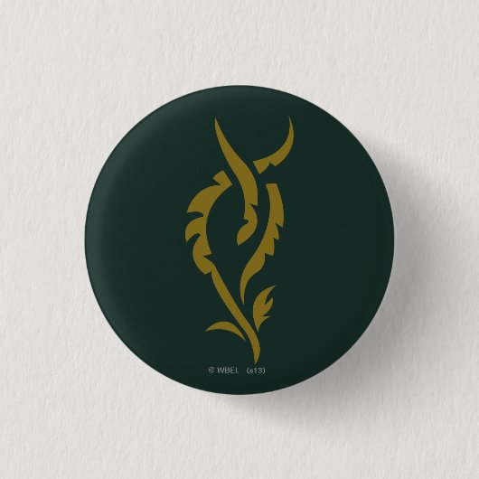 TAURIEL™ Blumensymbol Button (Vorderseite)