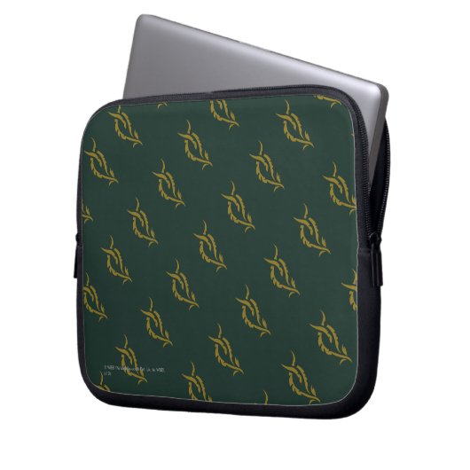TAURIEL™ Blumensymbol Laptopschutzhülle (Vorderseite Links)