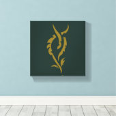 TAURIEL™ Blumensymbol Leinwanddruck (Insitu (Holzboden))