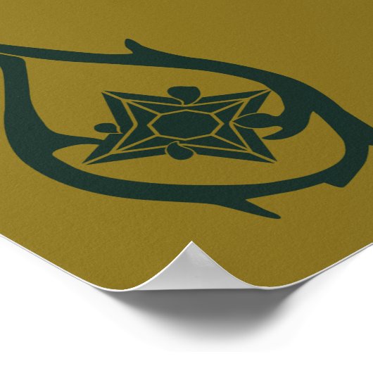 TAURIEL™ Drop-Symbol Poster (Ecke)