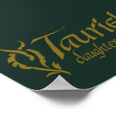 TAURIEL™ Name Poster (Ecke)