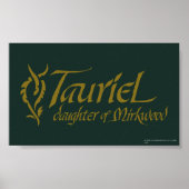 TAURIEL™ Name Poster (Vorne)