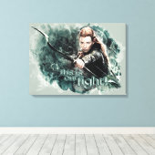 TAURIEL™ - This Is Our Fight Leinwanddruck (Insitu (Holzboden))