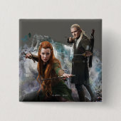 TAURIEL™ und LEGOLAS GREENLEAF™ Graphic Button (Vorderseite)
