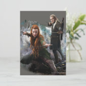 TAURIEL™ und LEGOLAS GREENLEAF™ Graphic Einladung (Stehend Vorderseite)