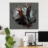 TAURIEL™ und LEGOLAS GREENLEAF™ Graphic Poster (Heimbüro)