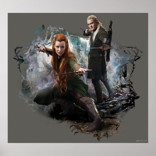 TAURIEL™ und LEGOLAS GREENLEAF™ Graphic Poster (Vorne)