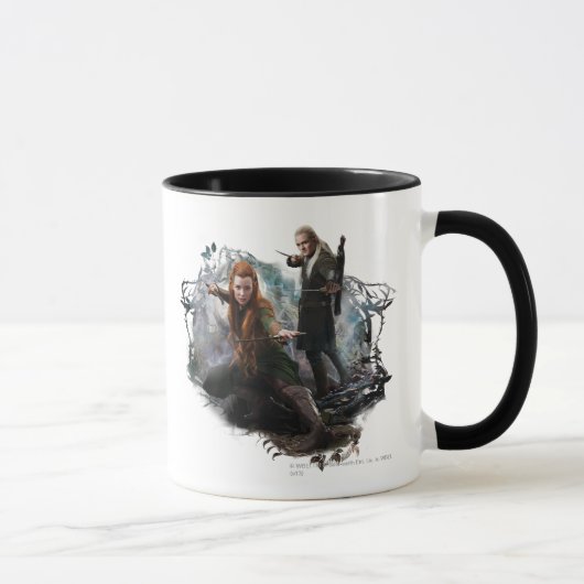 TAURIEL™ und LEGOLAS GREENLEAF™ Graphic Tasse (Rechts)