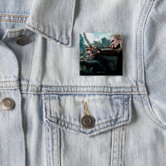 TAURIEL™ und LEGOLAS GREENLEAF™ Movie Poster Button (Beispiel)