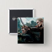 TAURIEL™ und LEGOLAS GREENLEAF™ Movie Poster Button (Vorne & Hinten)