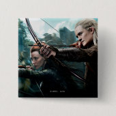 TAURIEL™ und LEGOLAS GREENLEAF™ Movie Poster Button (Vorderseite)