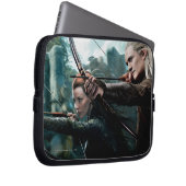 TAURIEL™ und LEGOLAS GREENLEAF™ Movie Poster Laptopschutzhülle (Vorne Rechts)