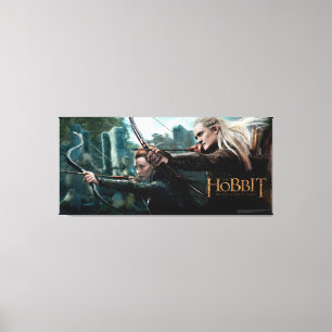 TAURIEL™ und LEGOLAS GREENLEAF™ Movie Poster Leinwanddruck