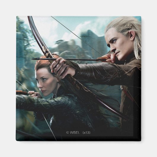 TAURIEL™ und LEGOLAS GREENLEAF™ Movie Poster Magnet (Vorne)
