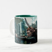 TAURIEL™ und LEGOLAS GREENLEAF™ Movie Poster Zweifarbige Tasse (Vorderseite Links)