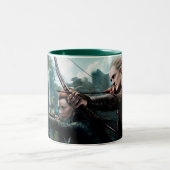 TAURIEL™ und LEGOLAS GREENLEAF™ Movie Poster Zweifarbige Tasse (Mittel)