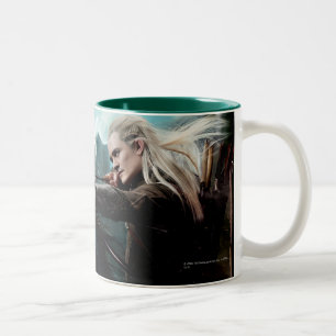 TAURIEL™ und LEGOLAS GREENLEAF™ Movie Poster Zweifarbige Tasse