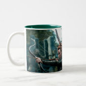 TAURIEL™ und LEGOLAS GREENLEAF™ Movie Poster Zweifarbige Tasse (Links)