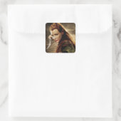 TAURIEL™-Zeichen-Poster 1 Quadratischer Aufkleber (Tasche)