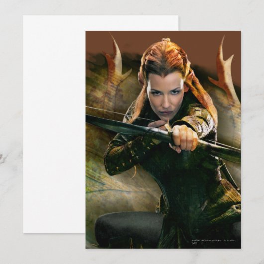 TAURIEL™ Zeichnend Bow Einladung (Vorne/Hinten)
