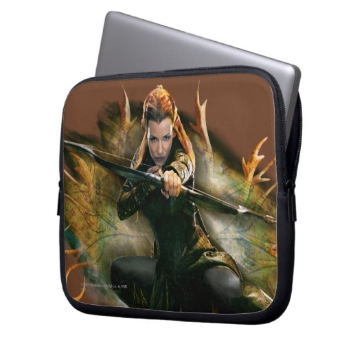 TAURIEL™ Zeichnend Bow Laptopschutzhülle (Vorderseite Links)