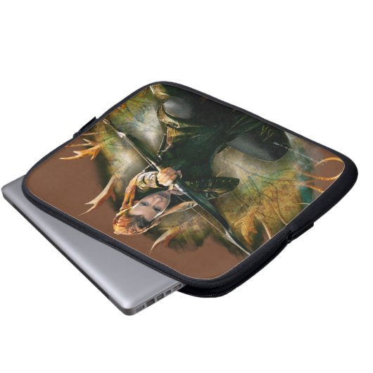 TAURIEL™ Zeichnend Bow Laptopschutzhülle (Vorne Knopf)